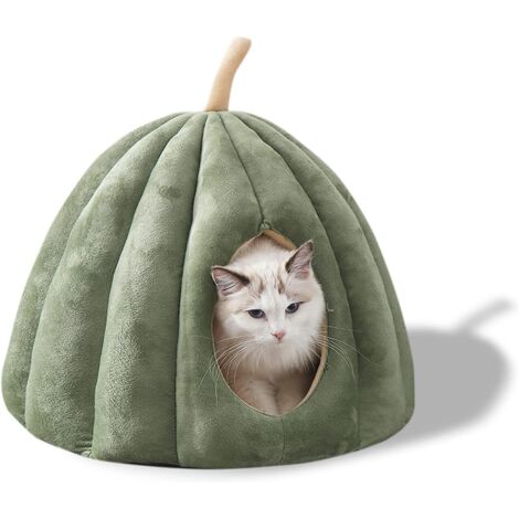 Nid douillet pour chat avec coussin intérieur amovible et lavable, doux (1/3)