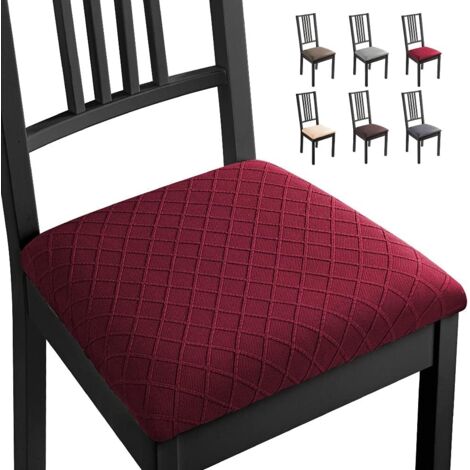 Housses de chaises, ensemble de 2 pièces, housses de coussins de chaises, housses de salle à manger (1/5)
