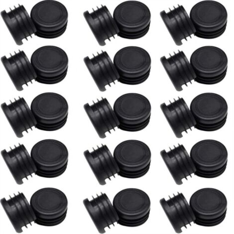 Lot de 30 bouchons ronds pour tuyaux, embouts, bouchons ronds en plastique, pour trous (1/5)