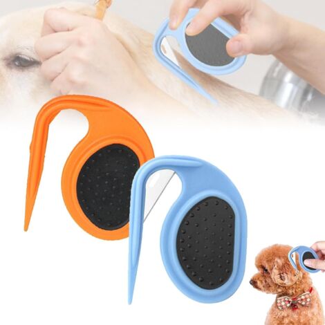 Peigne démêlant pour poils d'animaux, peigne de toilettage pour chats, peigne démêlant pour poils de chiens, peigne de toilettage pour animaux (1/4)