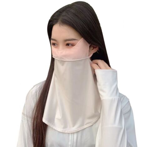 Protection intégrale pour le visage et le cou avec rabat, respirante, protection UV, respirante (1/3)