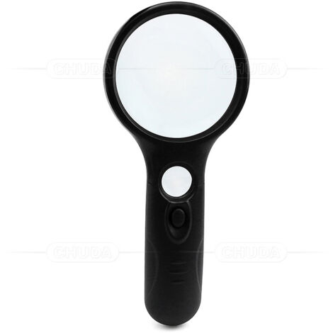 Loupe à grossissement 3x et 45x, loupe de lecture éclairée, Ma (1/4)
