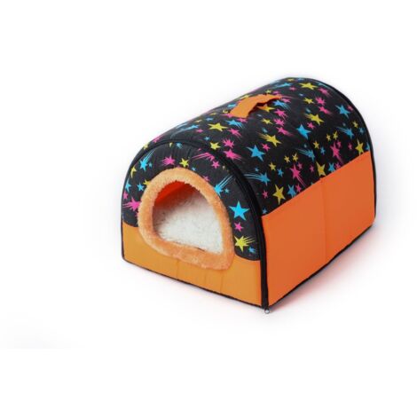 Panier pour animaux de compagnie en peluche de haute qualité, lavable et résistant aux griffures (1/2)