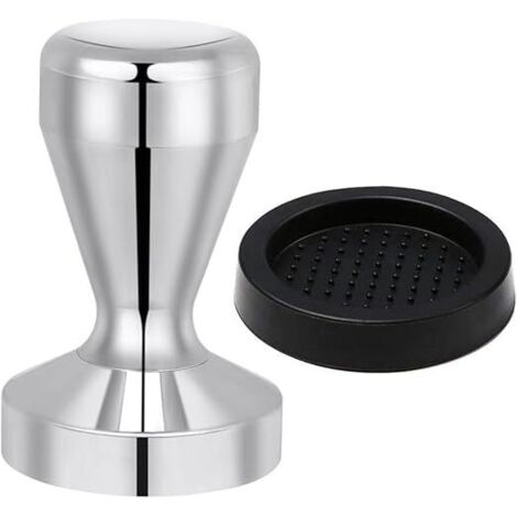 Tasseur à café 51 mm en acier inoxydable 430, pour cafetière à piston ou expresso. (1/4)