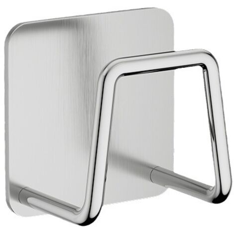 Porte-éponges de cuisine en acier inoxydable, 2 pièces, pour évier (1/4)
