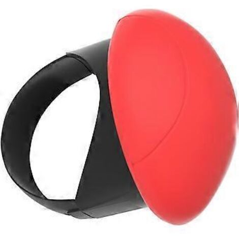 Boule d'assistance de direction universelle pour voitures et camions, installation facile, conduite sans effort, toucher confortable, apparence améliorée (rouge) (1/4)