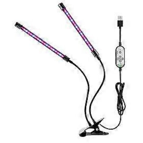 Lot de 2 lampes de chevet LED à col de cygne, 3 W, lumière blanche chaude 3000 K. (1/5)