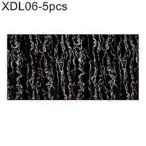 Lot de 5 carreaux de sol autocollants effet marbre à faire soi-même pour la décoration intérieure (XDL--06) (1/5)