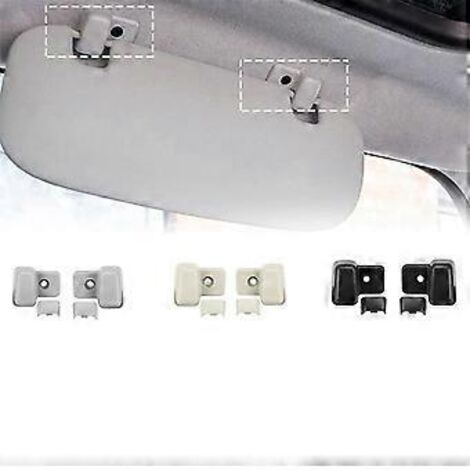 Boucle de fixation de pare-soleil latéral automatique pour Mini R55 R56 R60, boucle 51169812837, beige, avant (1/5)