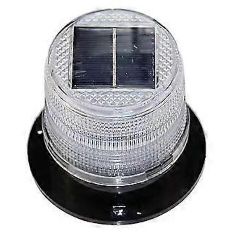 Feu de signalisation magnétique solaire pour toit de voiture (1/5)