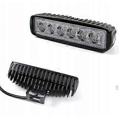 Panneau 6 LED X3W 18W Lampe de travail 12V 24V IP67 E9 16cm Neomax (1/5)