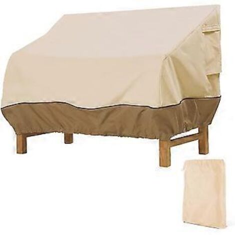Housse de canapé de jardin imperméable, tissu Oxford 210D, beige (1/5)