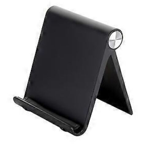 SZTXJ (Noir) Support de bureau pliable pour téléphone portable et tablette, support facile à utiliser. (1/4)