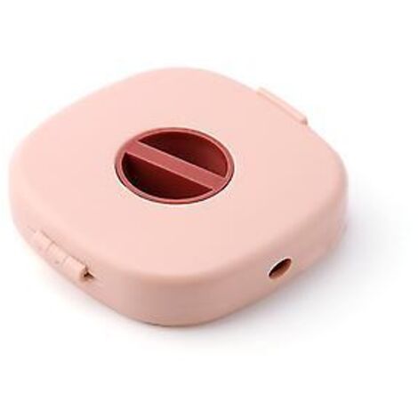 Rose, 1 pièce, enrouleur de câbles compact avec fonction support pour téléphone, pour câbles USB de bureau (1/5)