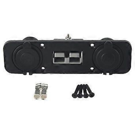 Panneau encastré pour prise Anderson, double chargeur USB, pour caravane, bateau ou camion. (1/5)