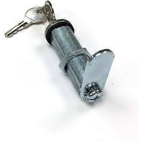 Serrure de boîte aux lettres - Serrure à came - Serrure de sécurité pour armoire - Serrure à cylindre - 54 mm - Alliage de zinc - Avec clé - Pour camping-car, tiroir et porte de compartiment (1/2)