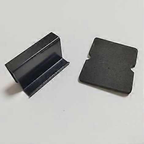 Loquet magnétique pour porte H6058 Contreplaque en verre d'une épaisseur de 4 à 6 mm 2 pièces Acier chromé poli Verrouillage par pression pour le serrage Contreplaque en verre (1/5)