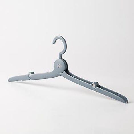 Cintre de voyage portable, coupe-vent, crochet (bleu-gris) (1/3)