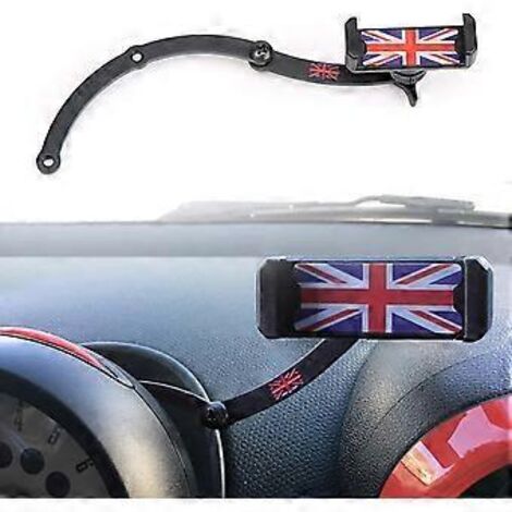 Support de téléphone portable pliable et invisible Mini Cooper 360 pour Mini Cooper R55 R56 R57 R60 R61 (Mini R) (1/5)