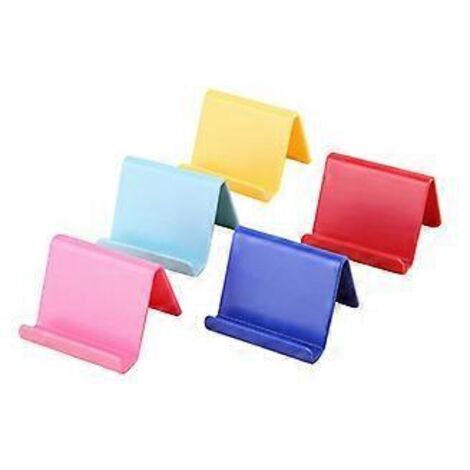 Support pour téléphone portable, lot de 5 supports de bureau pour téléphone portable, petits supports de voyage légers pour smartphones Android, accessoires de bureau (1/5)