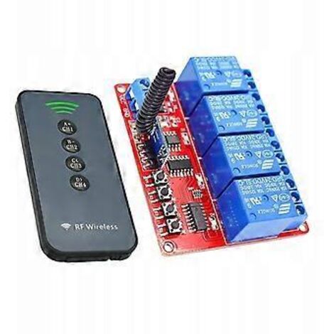 Télécommande relais 24 V 4 canaux 30 m (1/5)