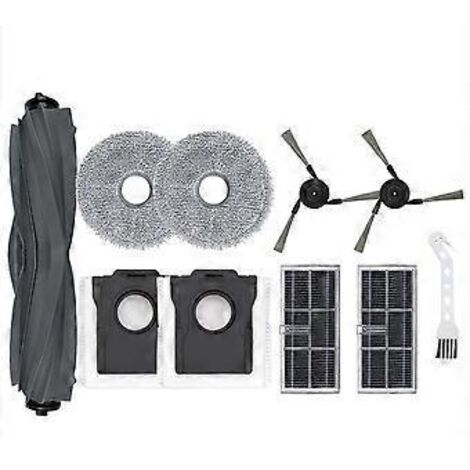 Pour aspirateur robot X40 Ultra / X40 Pro Ultra : brosse latérale principale, filtre HEPA, sac à poussière de rechange (1/5)