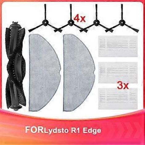 Compatible avec les accessoires Lydsto R1 Edge : balai à franges avec filtre HEPA, brosse latérale, accessoires et pièces détachées Lydsto. (1/5)