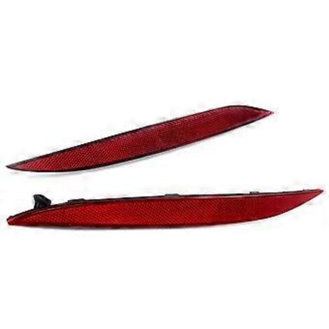 1 paire de feux réflecteurs rouges de pare-chocs gauche et droit 1034342-00-C 1034343-00-C pour Model X 2016 (1/5)