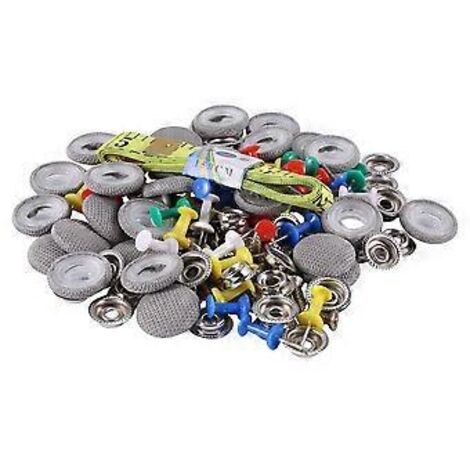 Lot de 30 vis de fixation pour ciel de toit de voiture, clips de fixation, rivets à pression, boutons de réparation gris (1/5)