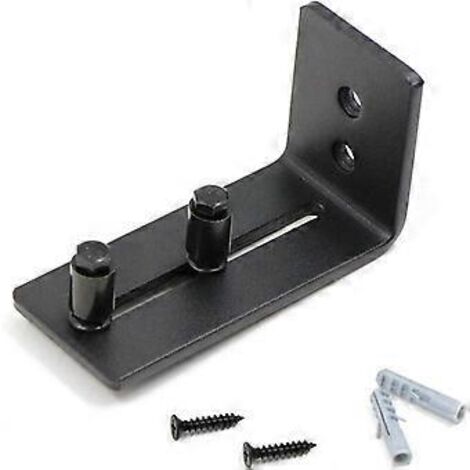 Guides de plancher pour porte de grange coulissante, position réglable des rouleaux en acier de haute qualité, construction professionnelle en fonte, installation facile (1/5)