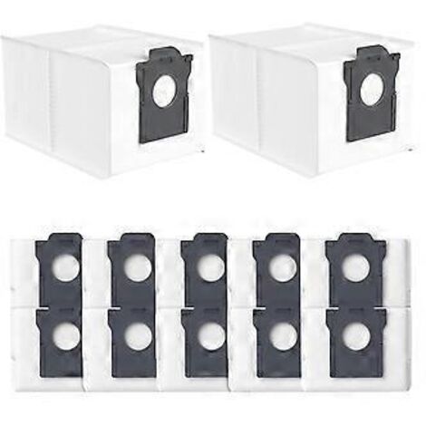 Lot de 12 sacs à poussière pour aspirateur robot X30 Ultra / X40 Ultra / L10s Pro Ultra, grande capacité de 3 L (1/5)