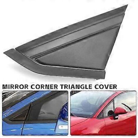 Panneau décoratif triangulaire noir pour pare-brise avant de voiture, références 9647011377 et 96470112777, pour C4 (à partir de 2004). (1/5)