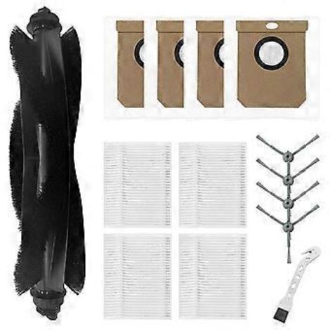 Kit d'accessoires de 14 pièces pour aspirateur robot Clean L50 / L50 / L60 / L60 Hybrid : brosse principale, filtre latéral (1/5)