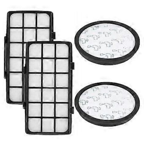 Ensemble de 2 filtres HEPA pour cyclonique X-Power RO6984EA RO6941EA RO6963EA RO6921EA RO6971EA RO6993EA (1/5)