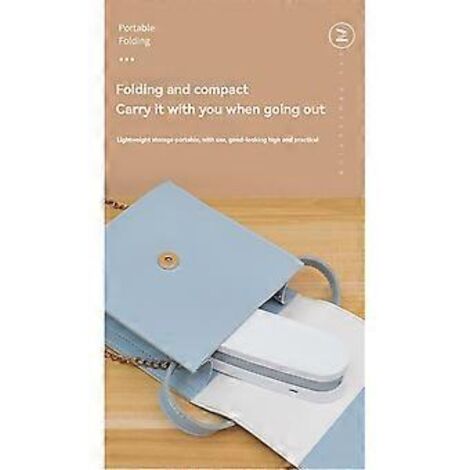 Lampe de bureau LED rechargeable, pliable et portable, à intensité variable et sans fil, idéale pour la lecture au bureau ou à la maison. (1/5)