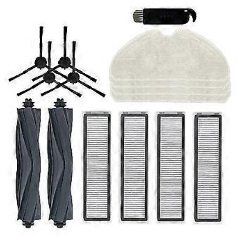 Accessoires pour aspirateur robot D10S / D10S Pro : brosse latérale principale, filtre HEPA, chiffons de nettoyage, taille S (1/5)