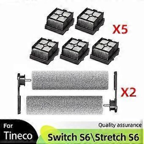 Convient pour les pièces Floor One Switch S6/Stretch S6 : brosse rotative consommable pour aspirateur eau et poussière, filtre HEPA (1/5)