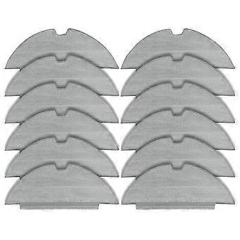 Lot de 12 lingettes de rechange pour aspirateur robot RoboVac L35 Hybrid+ et LR30 Hybrid+. (1/5)
