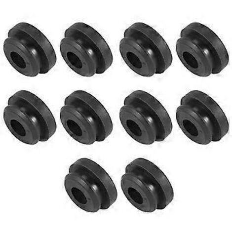 10 pièces de silentblocs de radiateur supérieurs, silentblocs en caoutchouc noir, compatibles avec Accord 74173-SJ4-000 (1/5)