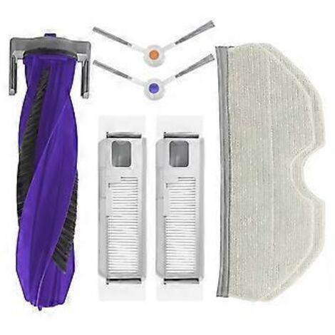 Accessoire pour aspirateur robot Freo X Plus : brosse latérale rotative, filtre HEPA et chiffon de nettoyage (1/5)