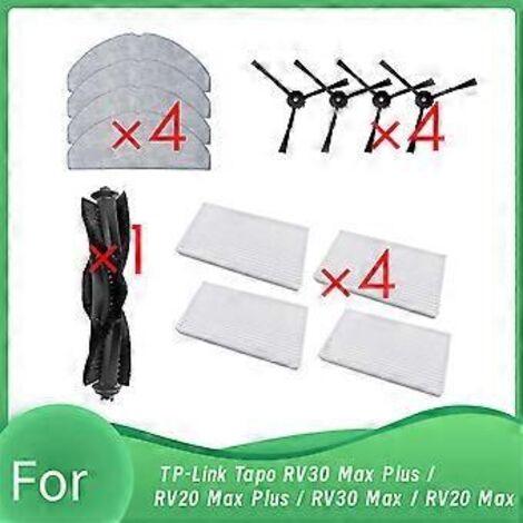 Brosse latérale principale pour aspirateur robot RV20 Max Plus / TP-Link Tapo RV30 Max Plus / RV30 Max / RV20 Max (1/5)