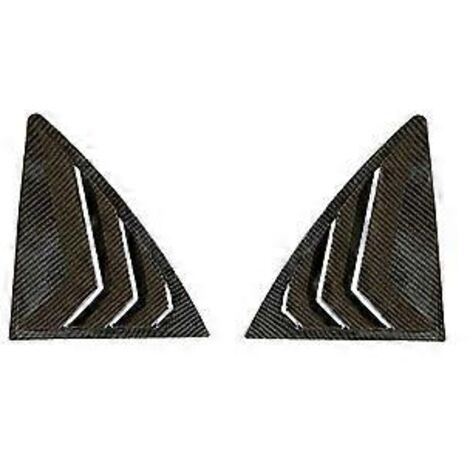 Accessoires pour grilles d'aération arrière (verrou latéral) en carbone pour voitures de 2009 à 2013 (1/5)