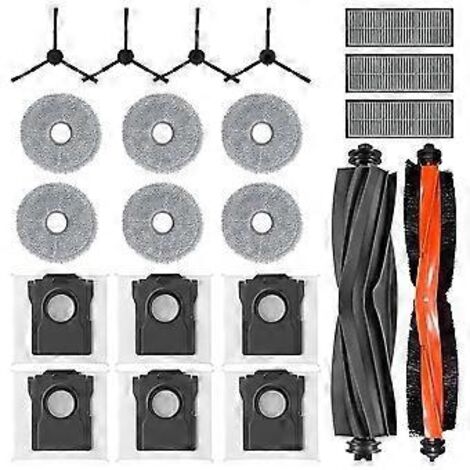 Pour aspirateur robot X30 X30Pro Ultra X30Pro Plus : brosse latérale principale, filtre HEPA, chiffon de nettoyage, bac à poussière (1/5)