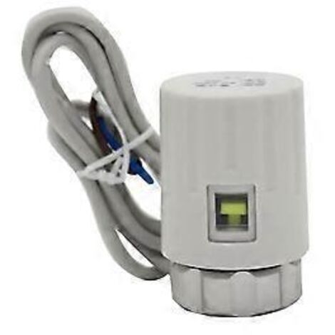 Thermostat thermostatique (TRV) 230 V normalement ouvert, à commande par actionneur, M30 x 1,5 mm, pour chauffage au sol électrique, à température constante. (1/5)