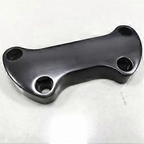 Rehausseurs de guidon droits de 4 pouces, collier de serrage supérieur de 1 pouce pour Harley Dyna, Fat Bob, Road King et FLHR (1/5)