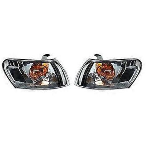 Lot de 2 feux de position avant noirs pour BMW AE100 E100 AE101 (1993-1997), sans faisceau de câbles. (1/5)