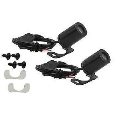Projecteur de lumière LED sous caisse pour moto 9-36V, style ailes d'ange fantômes, lumière de bienvenue LED pour moto (1/5)