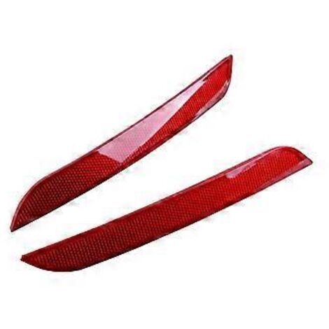 Réflecteur de pare-chocs arrière à lentille rouge pour BMW F30, F32, 325i, 328i, 330i, 420i, 428i et 430i (références : 63147382233 et 63147382234) (1/5)