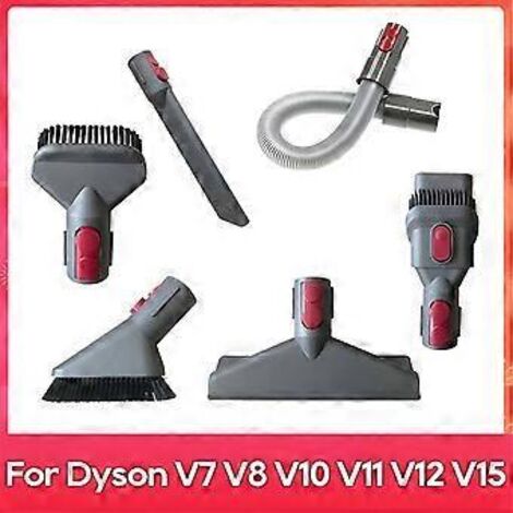Tête de brosse plate compatible avec les aspirateurs V7, V8, V10, V11, V12 et V15, tête de brosse pour matelas, pièces détachées pour brosses rondes (1/5)
