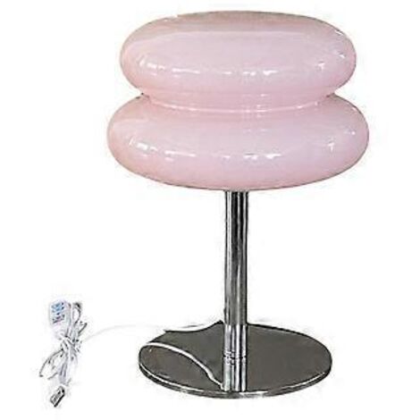 Lampe rétro en forme de tarte aux œufs, lampe champignon style milieu du siècle, lampe de bureau USB à intensité variable trichromatique pour salon (1/5)